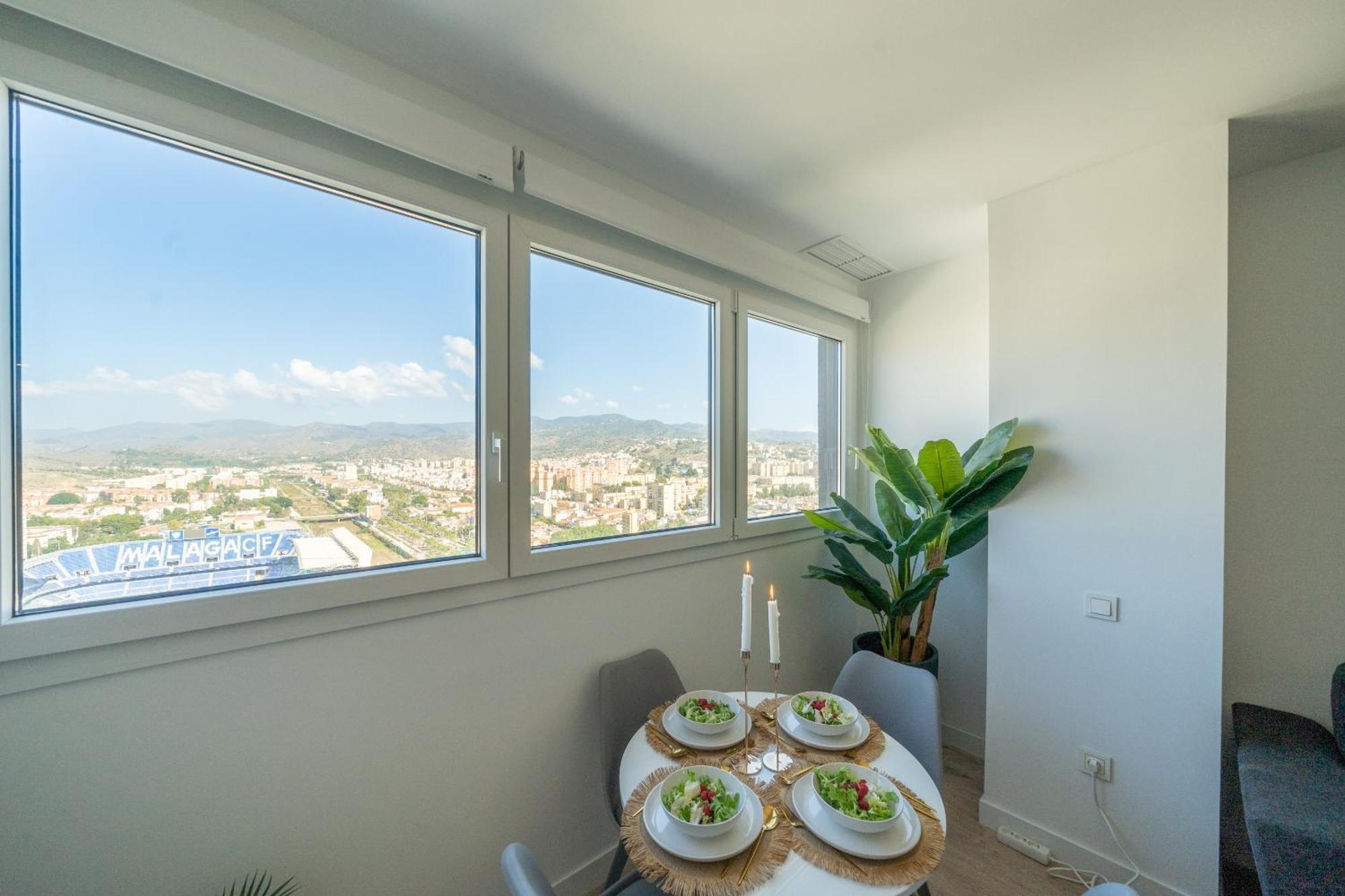 Xpce Urban 4 Malaga Skyline - Free Parking 아파트 외부 사진